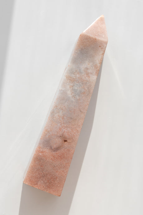 pink amethyst obelisk