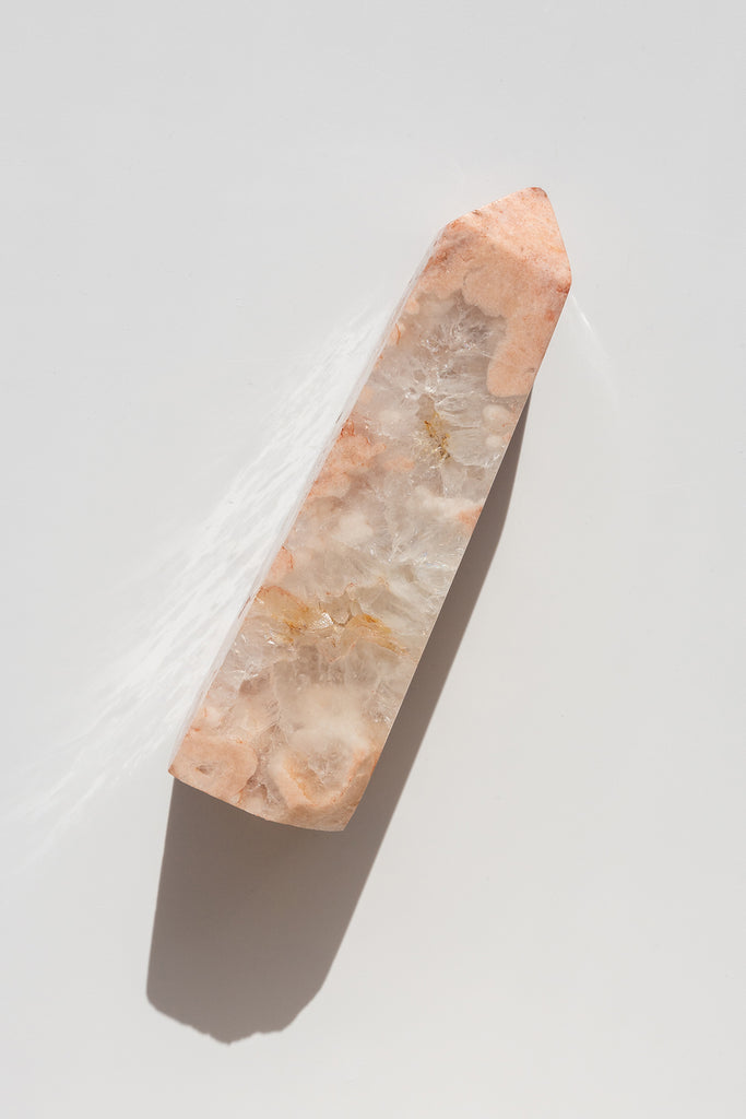 pink amethyst obelisk