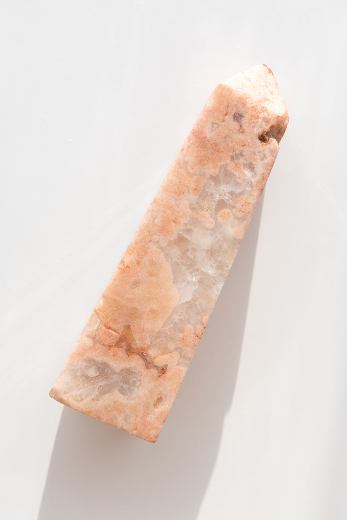 pink amethyst obelisk