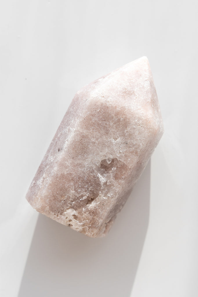 pink amethyst druzy point 