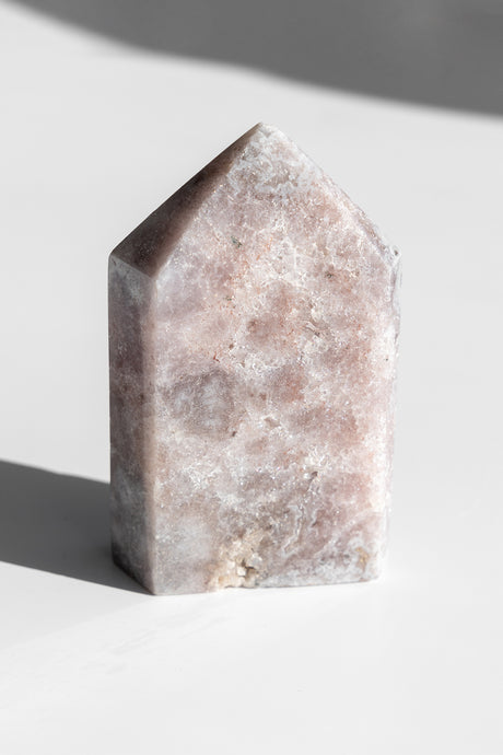 pink amethyst druzy point