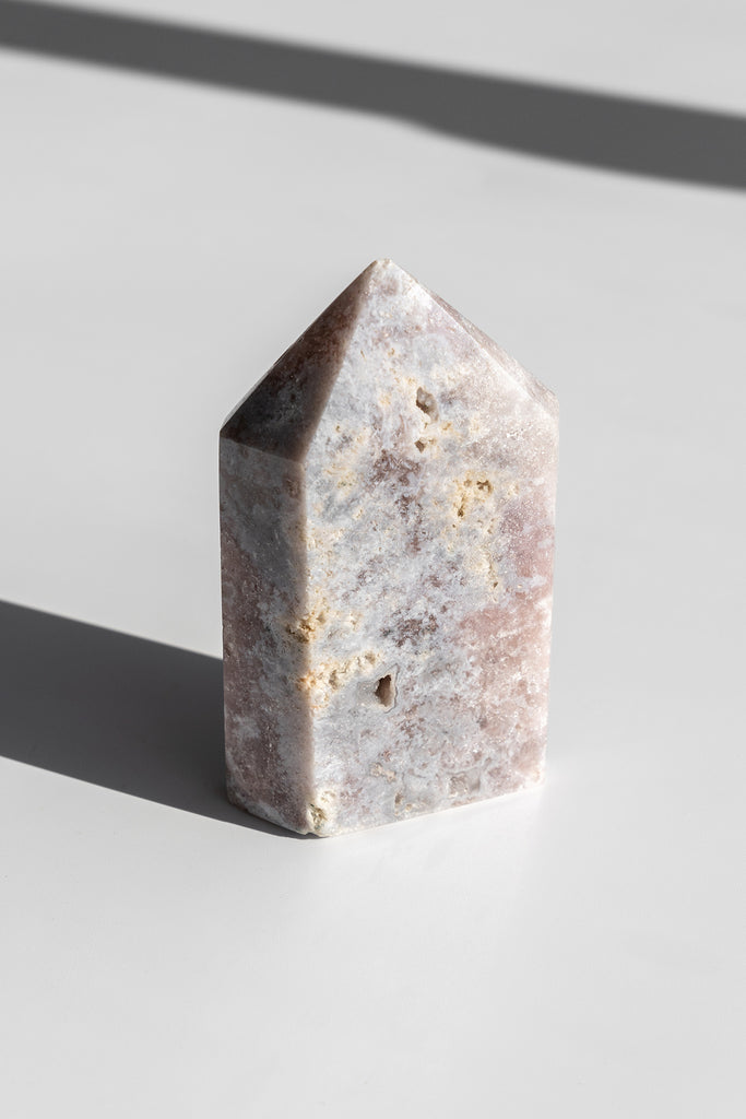 pink amethyst druzy point