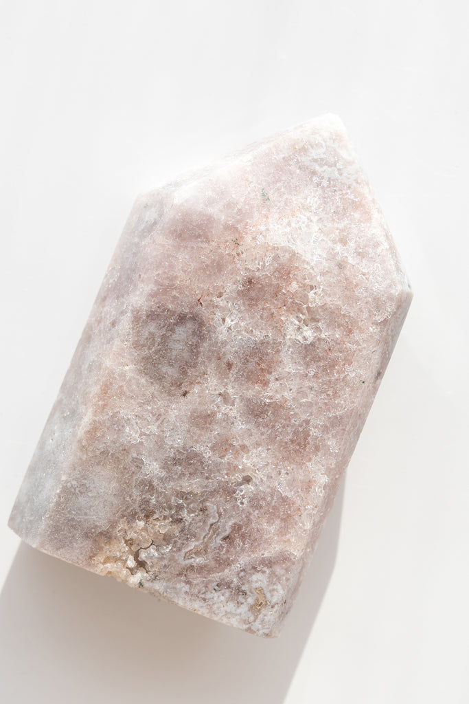pink amethyst druzy point