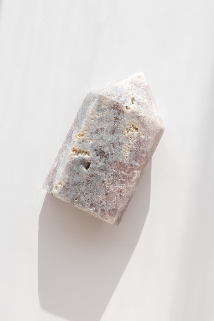 pink amethyst druzy point