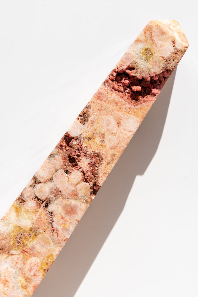 pink amethyst obelisk