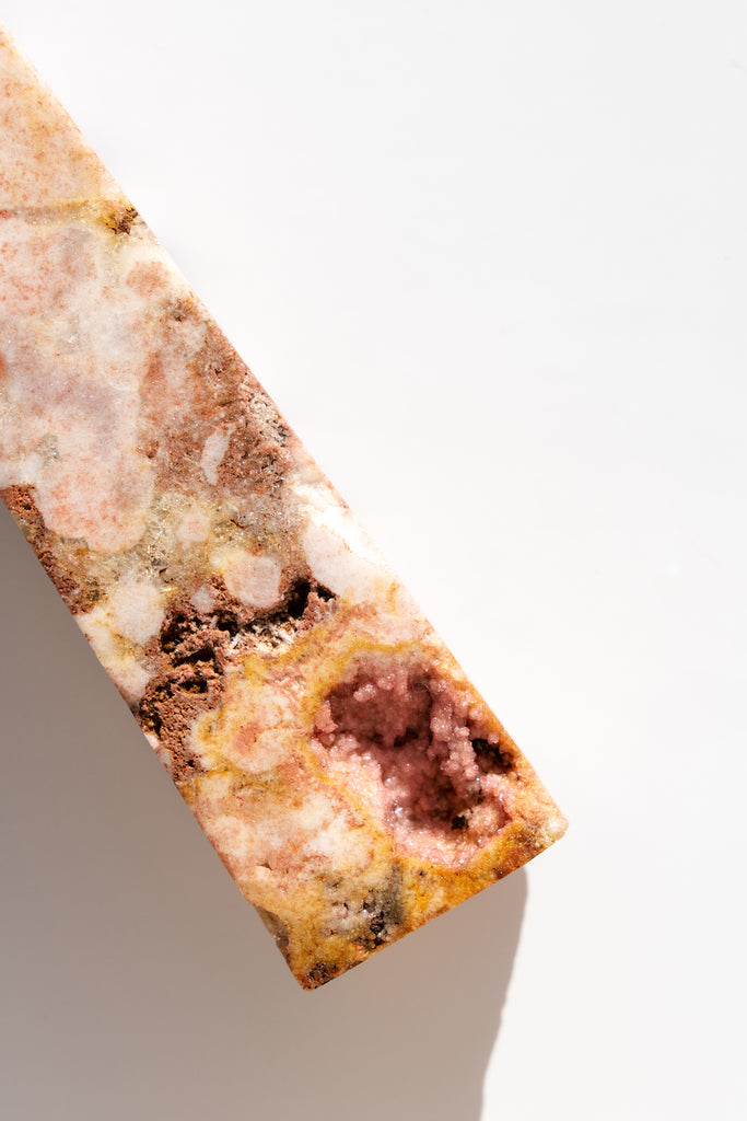 pink amethyst obelisk