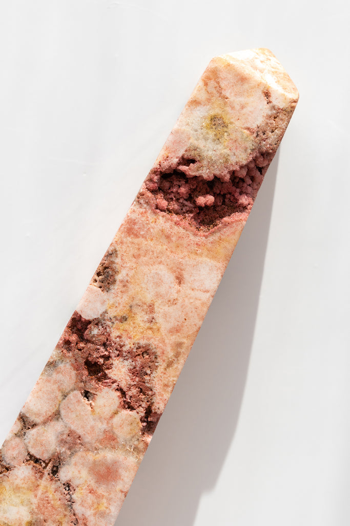 pink amethyst obelisk