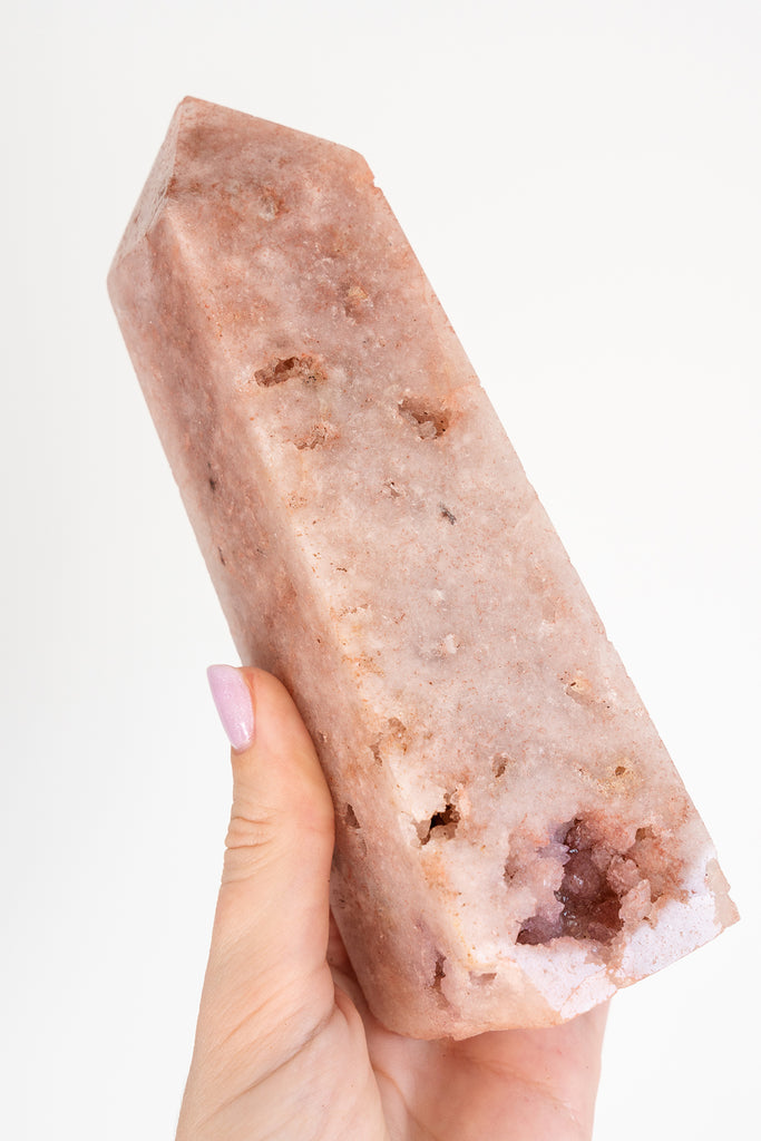 pink amethyst obelisk