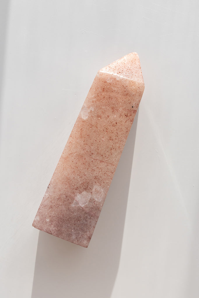 pink amethyst obelisk