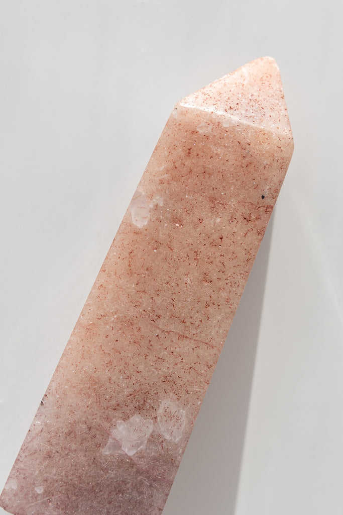pink amethyst obelisk
