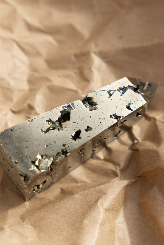 pyrite obelisk point polished aaa grade