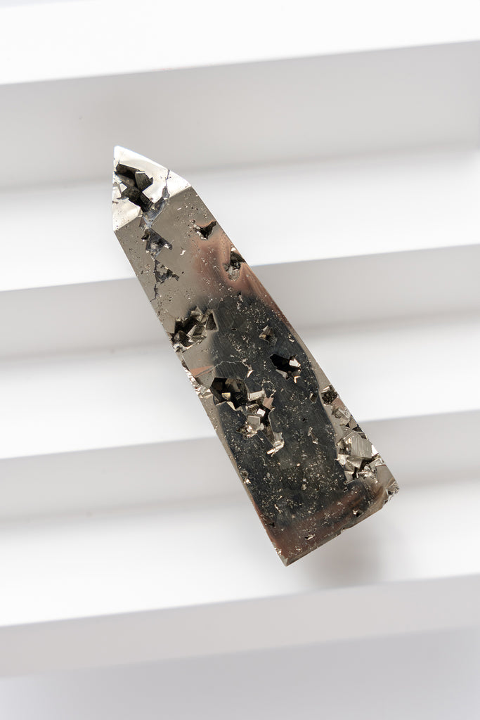 pyrite obelisk point polished aaa grade