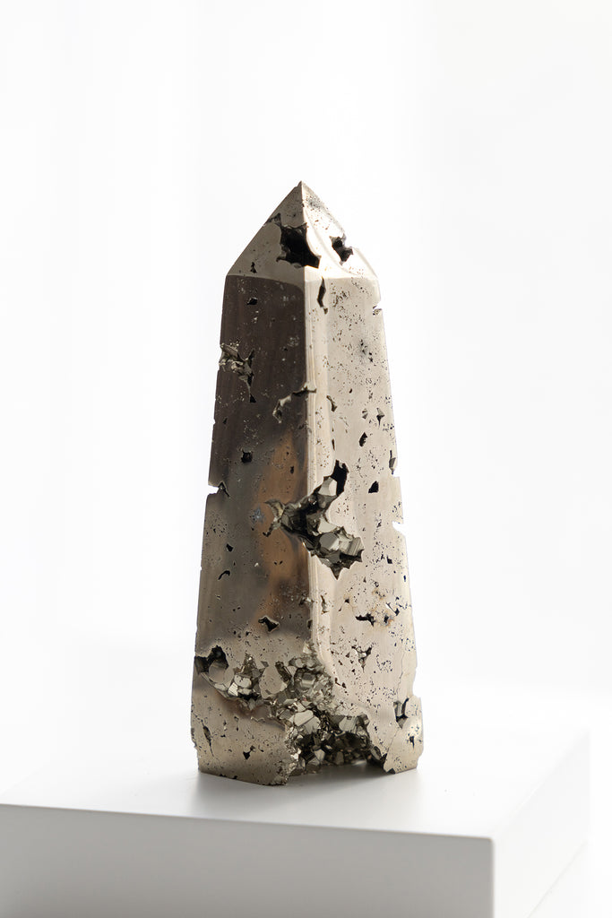 pyrite obelisk point polished aaa grade