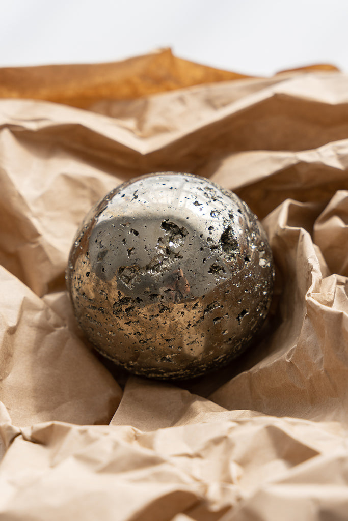 pyrite sphere