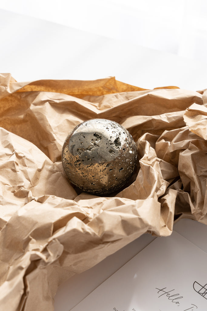 pyrite sphere