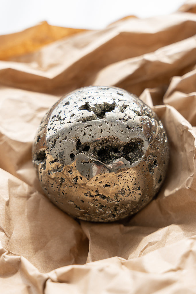 pyrite sphere