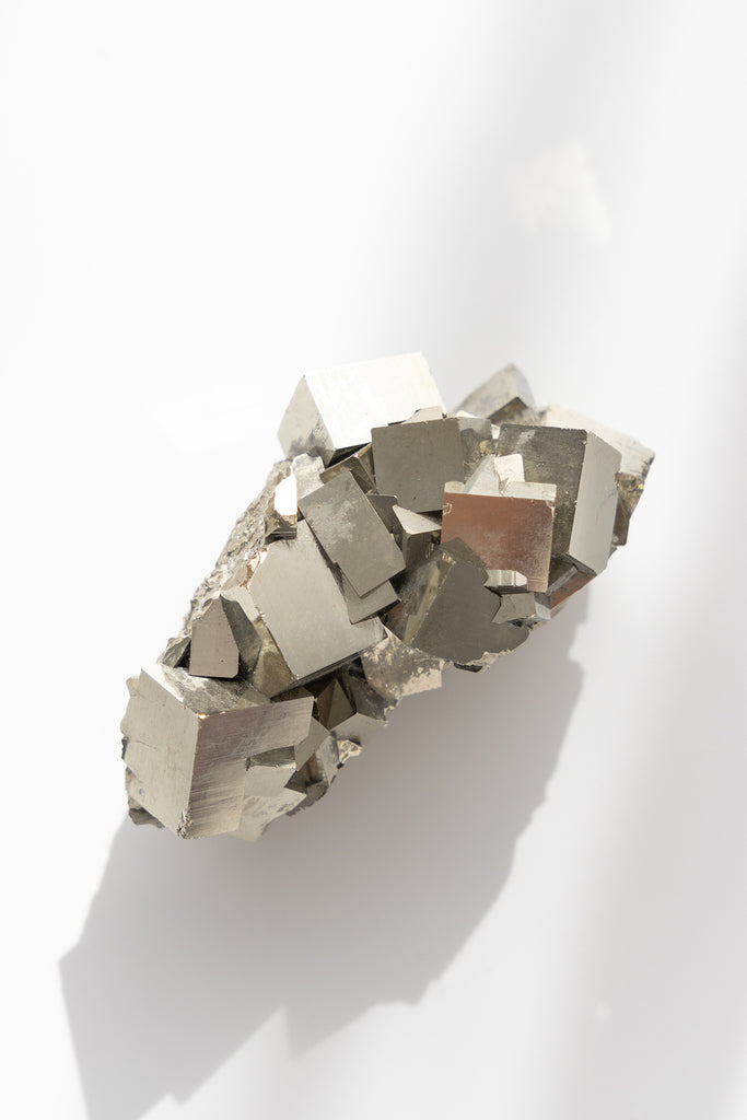 cubic pyrite cluster