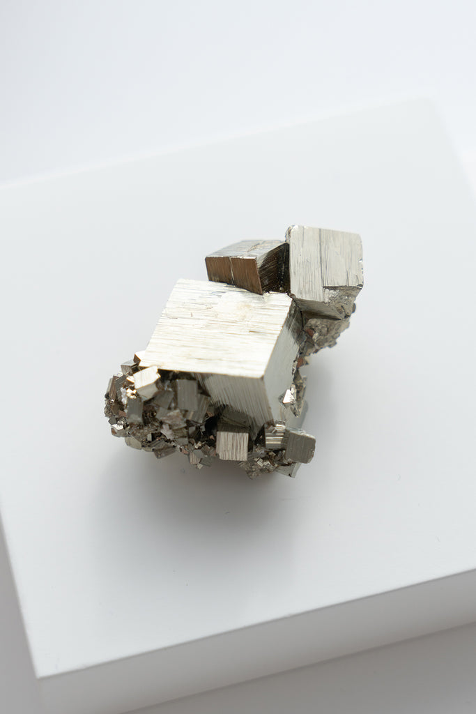 cubic pyrite cluster