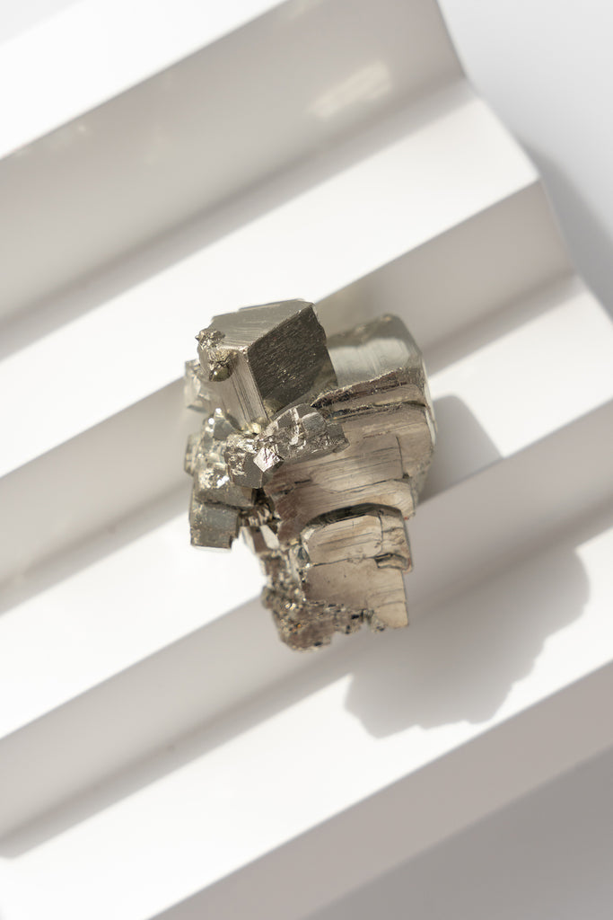 cubic pyrite cluster