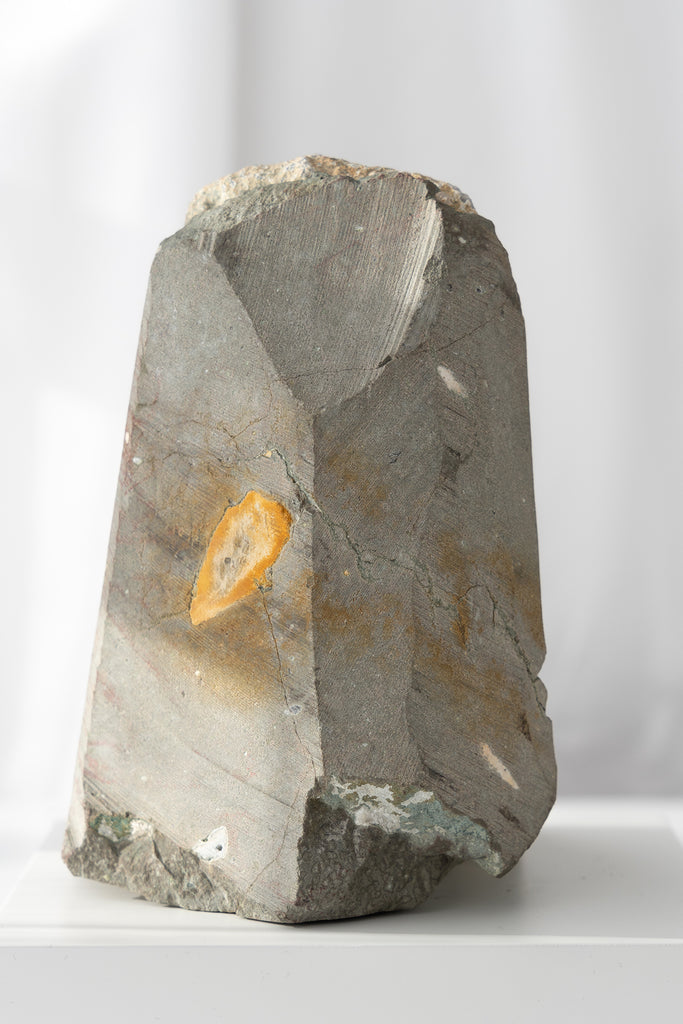 Black Amethyst Cutbase cave geode crystal