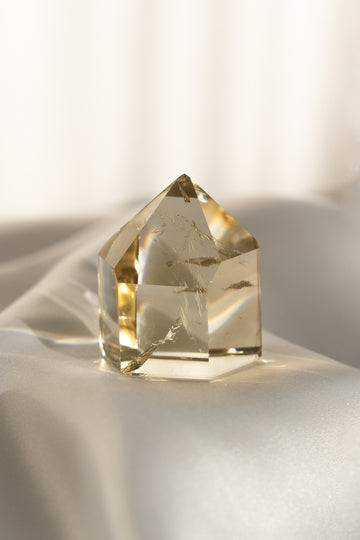 natural citrine point