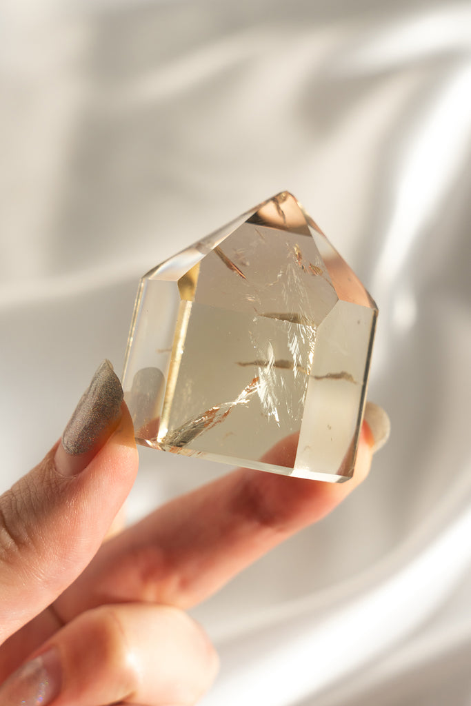 natural citrine point