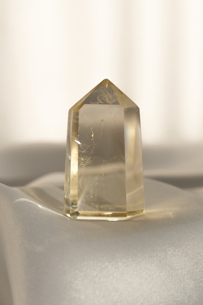 natural citrine point