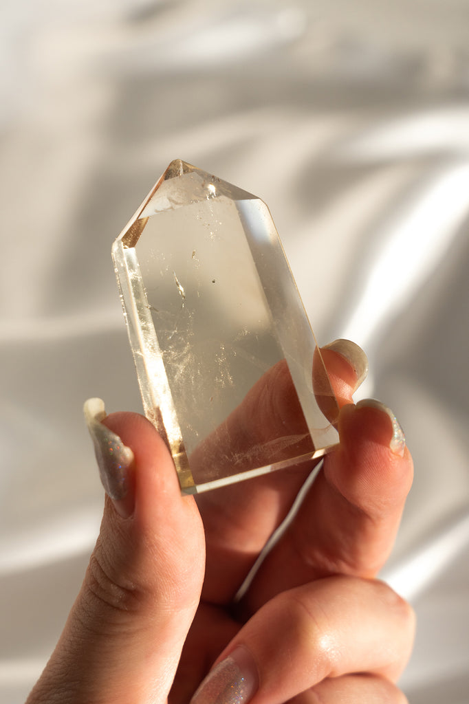 natural citrine point