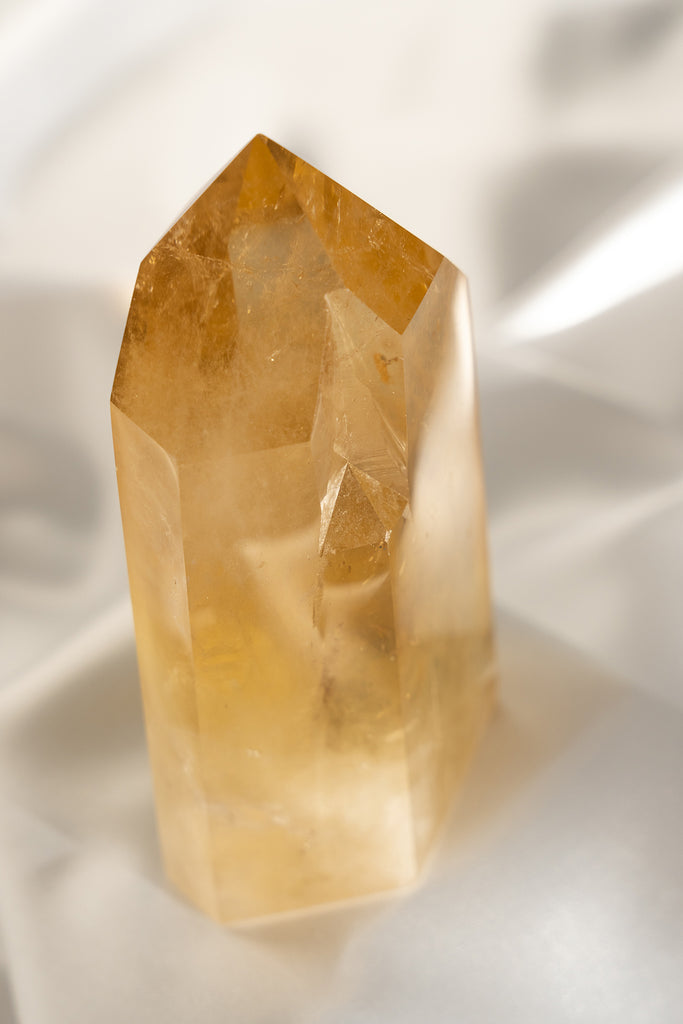 natural citrine point