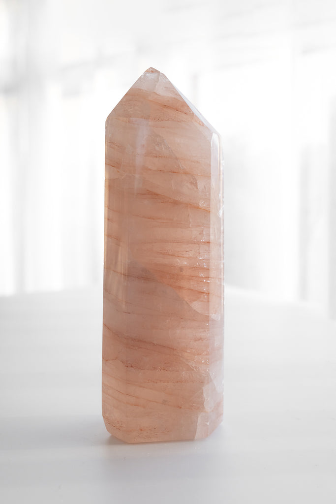 fire quartz hematoid quartz tower point generator