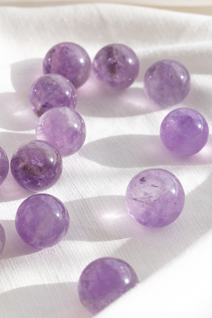 natural amethyst sphere