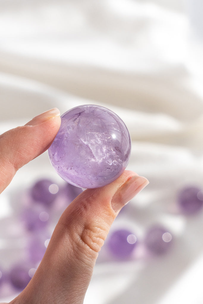 natural amethyst sphere