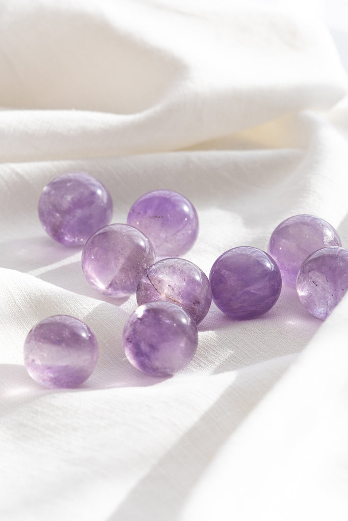 natural amethyst sphere