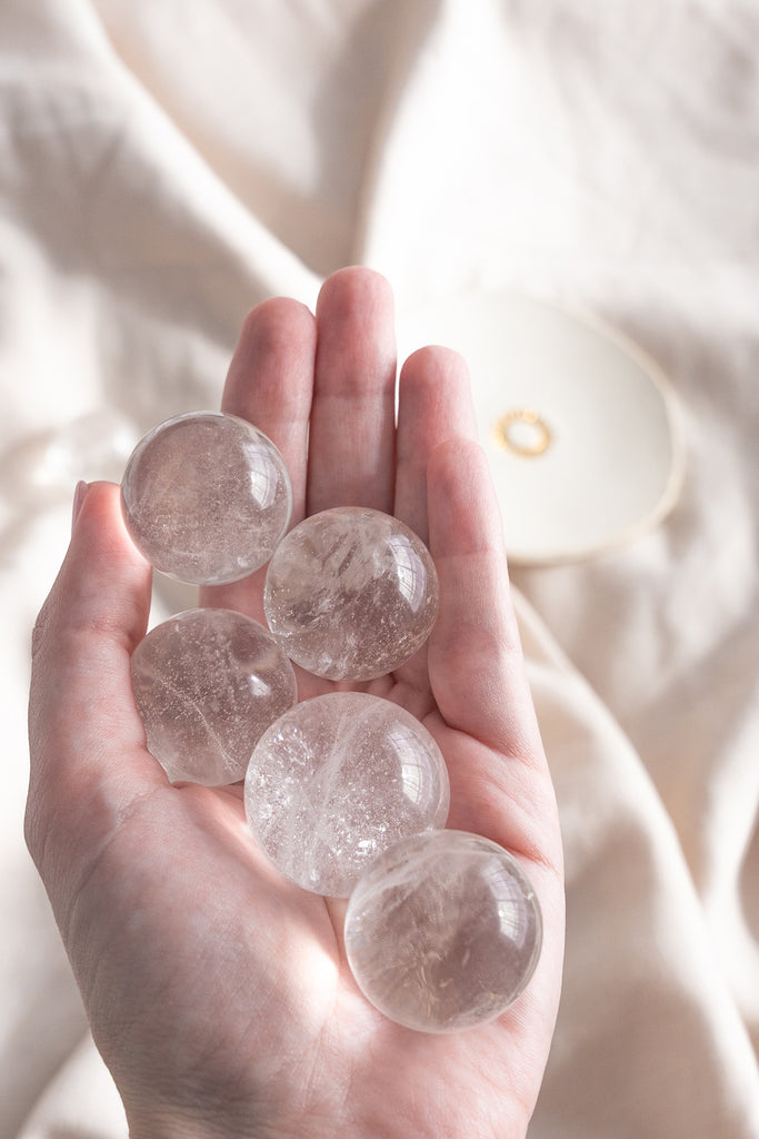 Clear Quartz Mini Spheres