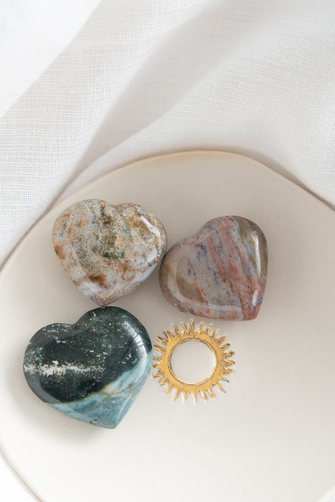 ocean jasper heart