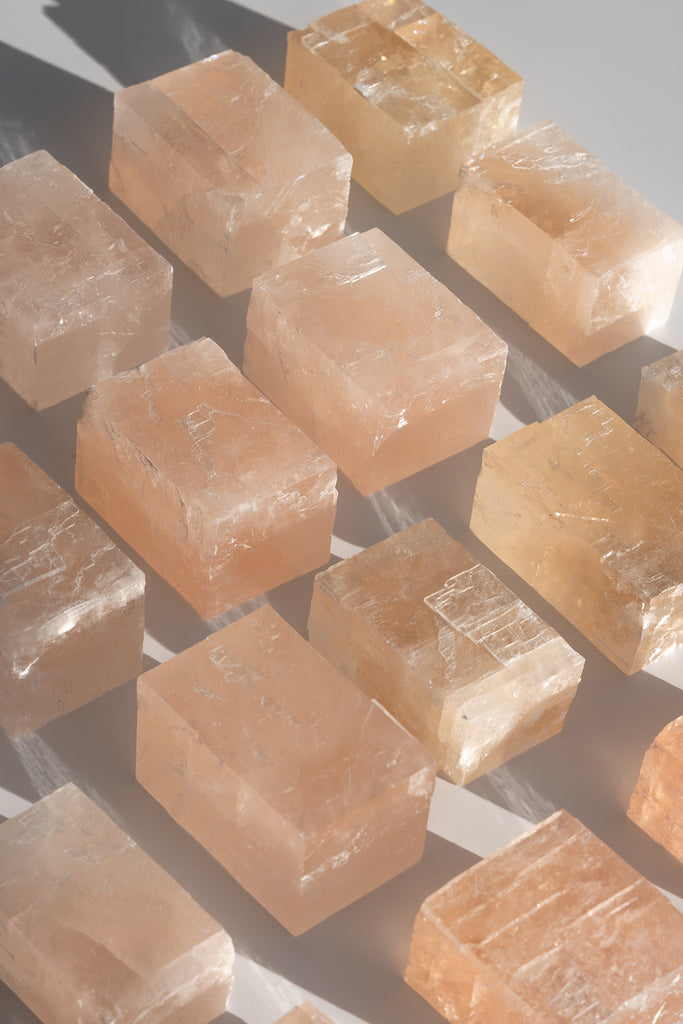 pink optical calcite mexico